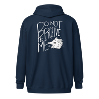 Do Not Perceive Me Zip-Up Hoodie